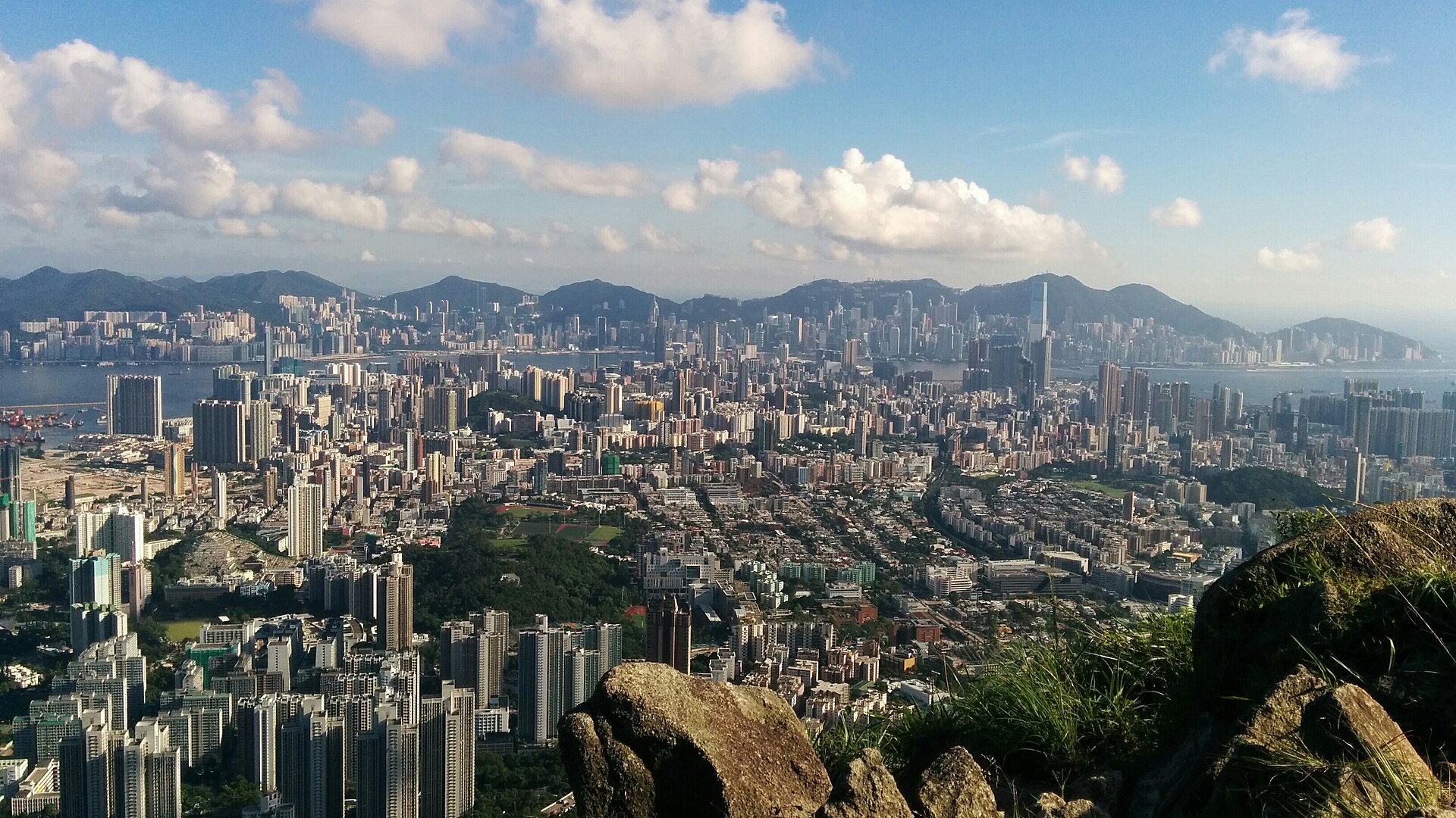 獅子山俯瞰九龍景觀參考